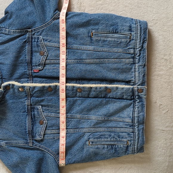 LEVI ORIGINAL SHERPA TRUCKER JACKET - Picture 7 of 8